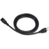 imageAmazon Basics PC Power Cord 12 feet AC Power Cord for Monitor Computer TV 3 Prong 18 AWG 125 Volts Black5Pack 5 Count