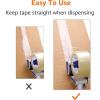 imageAmazon Basics Packaging Tape Dispenser Gun EasytoUse 3Inch Inner Paper Core for 188Inch Wide Packing Tape
