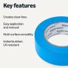 imageAmazon Basics Painters Tape 141quot x 60Yard 4 Rolls Blue141Inch x 60Yard