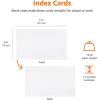 imageAmazon Basics Paper Flash Ruled Index Note Cards Heavy Weight White 3 x 5 Inch Card 300 Count 100 Pack of 3White