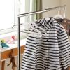 imageAmazon Basics Plastic Kids Clothes Hangers NonSlip 30Pack White and Black 128 L x 8 W x 02 T inch