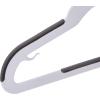 imageAmazon Basics Plastic Kids Clothes Hangers NonSlip 30Pack White and Black 128 L x 8 W x 02 T inch