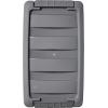 imageAmazon Basics Plastic Storage Containers with Secure Latching Lids Stackable Organization Bins ClearGrey 5 Quart Set of 105 Qt  10 Pack