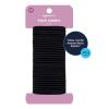 imageAmazon Basics Pony Tail Hair Ties  Bright 4 MM Elastics for All Types 32 CountBlack