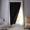 imageAmazon Basics Portable Blackout Curtain Shade with Suction Cups 50quot W x 78quot L 1Pack Moon and StarsBlack