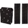 imageAmazon Basics Portable Blackout Curtain Shade with Suction Cups 50quot W x 78quot L 1Pack Moon and StarsMoon and Stars