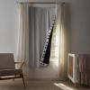 imageAmazon Basics Portable Blackout Curtain Shade with Suction Cups 50quot W x 78quot L 1Pack Moon and StarsWhite