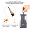 imageAmazon Basics Portable Electric Pencil Sharpener Helical Blade Auto Stop BatteryUSB Cord Operated Black 287 x 287 x 53 in