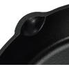 imageAmazon Basics PreSeasoned Cast Iron Skillet Oven Safe Even Heating HeavyDuty ampamp Large 15Inch Black15
