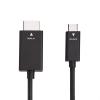 imageAmazon Basics Premium Aluminum USBC Source to HDMI Display Cable Adapter Thunderbolt 3 Compatible 4K60Hz 6Foot Black3Foot