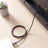 imageAmazon Basics Premium Aluminum USBC Source to HDMI Display Cable Adapter Thunderbolt 3 Compatible 4K60Hz 6Foot Black3Foot