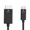 imageAmazon Basics Premium Aluminum USBC Source to HDMI Display Cable Adapter Thunderbolt 3 Compatible 4K60Hz 6Foot Black6Foot