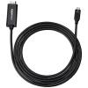 imageAmazon Basics Premium Aluminum USBC Source to HDMI Display Cable Adapter Thunderbolt 3 Compatible 4K60Hz 6Foot Black6Foot