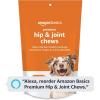 imageAmazon Basics Premium Dog Hip ampamp Joint Supplement Chews with EPA and DHA Chicken Liver Flavor 60 Count Previously Solimo60 Count Pack of 1