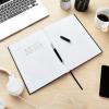 imageAmazon Basics Professional Journal 105X75 inches Black 2Pack2 count