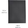 imageAmazon Basics Professional Journal 105X75 inches Black 2Pack2 count
