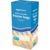 imageAmazon Basics Reclosable Freezer Quart Bags BPA Free 120 Count Previously SolimoGallon 90 Count