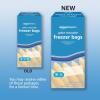 imageAmazon Basics Reclosable Freezer Quart Bags BPA Free 120 Count Previously SolimoGallon 90 Count Pack of 2