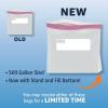 imageAmazon Basics Reclosable Quart Food Storage Bags BPA Free 150 CountGallon Pack of 240