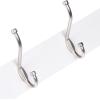 imageAmazon Basics Rectangular Farmhouse WallMounted Coat Rack with Storage Hooks 5 Hooks WhiteWhite