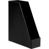imageAmazon Basics Rectangular Plastic Desk Organizer Magazine Rack White 2PackBlack