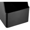 imageAmazon Basics Rectangular Plastic Desk Organizer Magazine Rack White 2PackBlack