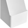 imageAmazon Basics Rectangular Plastic Desk Organizer Magazine Rack White 2PackWhite