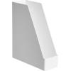 imageAmazon Basics Rectangular Plastic Desk Organizer Magazine Rack White 2PackWhite