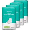 imageAmazon Basics Regular Absorbency Pads for Women Ultra Thin with FlexiWings Unscented Size 1 36 Count 1 PackSize 2