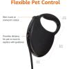 imageAmazon Basics Retractable Pet Leash for Dogs under 44 lbs Locking Mechanism Small  16ft BlackLarge  24ft