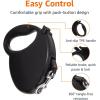 imageAmazon Basics Retractable Pet Leash for Dogs under 44 lbs Locking Mechanism Small  16ft BlackMedium  16ft