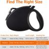 imageAmazon Basics Retractable Pet Leash for Dogs under 44 lbs Locking Mechanism Small  16ft BlackMedium  16ft