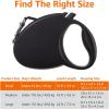 imageAmazon Basics Retractable Pet Leash for Dogs under 44 lbs Locking Mechanism Small  16ft BlackSmall  16ft