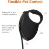 imageAmazon Basics Retractable Pet Leash for Dogs under 44 lbs Locking Mechanism Small  16ft BlackSmall  16ft
