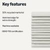 imageAmazon Basics Reusable Stain and Wrinkle Repellent Cloth Napkins 12 Pack 17 x 17 inches WhiteWhite
