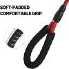 imageAmazon Basics Round Dog Leash Heavy Duty Durable Rope for Small Medium and Large Dogs Lightweight Design for Walking Training and Outdoor Activities Blue 6 FtRed