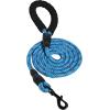 imageAmazon Basics Round Dog Leash Heavy Duty Durable Rope for Small Medium and Large Dogs Lightweight Design for Walking Training and Outdoor Activities Blue 6 FtBlue