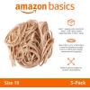 imageAmazon Basics Rubber Bands Size 19 312 x 116 Inch 1250 Bands1 lb Pack 3Pack TanSize 19