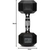 imageAmazon Basics Rubber Hex Dumbbell Hand Weight20 Pounds