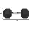 imageAmazon Basics Rubber Hex Dumbbell Hand Weight30 Pounds