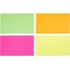 imageAmazon Basics Ruled Lined Index Note Cards 500 Count 5 Pack of 100 White 4 in x 6 inAssorted Neon