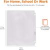 imageAmazon Basics Sheet Protectors for 3 Ring Binder Heavyweight Polypropylene 85 x 11 Inch 100Pack Clear1200pack