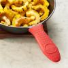 imageAmazon Basics Silicone Pot Holder Hot Skillet Rectangular Handle Cover for kitchen Red 56quotL x 19quotWRed