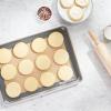imageAmazon Basics Silicone Rectangular Baking Mat NonStick Reusable Oven Bakeware 165quot x 116quot New BeigeGray Pack of 2BeigeGray