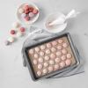 imageAmazon Basics Silicone Rectangular Baking Mat NonStick Reusable Oven Bakeware 165quot x 116quot New BeigeGray Pack of 2BeigeGray