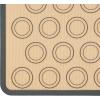 imageAmazon Basics Silicone Rectangular Baking Mat NonStick Reusable Oven Bakeware 165quot x 116quot New BeigeGray Pack of 2BeigeGray