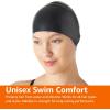 imageAmazon Basics Silicone Swim Cap 2 Pack BlackBlue