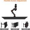 imageAmazon Basics Single Computer Monitor Stand with Tilt and Rotation Height Adjustable VESA Desk Arm Mount Steel 30 inches Black30 inches