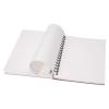 imageAmazon Basics Sketch Pad for Artists 67 lb  100 gsm 100 Sheets 55quotx85quot White55x85