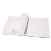 imageAmazon Basics Sketch Pad for Artists 67 lb  100 gsm 100 Sheets 55quotx85quot White9x12